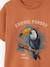 T-shirt garçon motif animalier bleu ardoise+orange 7 - vertbaudet enfant 