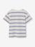 T-shirt garçon épais effet gauffré rayé blanc 2 - vertbaudet enfant 
