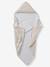 Cape de bain gaze de coton personnalisable + gant de toilette CHERRY beige imprimé 7 - vertbaudet enfant 