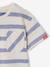 T-shirt garçon épais effet gauffré rayé blanc 3 - vertbaudet enfant 