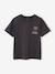 T-shirt garçon motifs devant et dos anthracite+blanc+bleu ciel+bleu océan 4 - vertbaudet enfant 