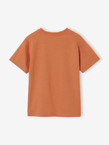 T-shirt garçon motif animalier bleu ardoise+orange 6 - vertbaudet enfant 