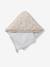 Cape de bain gaze de coton personnalisable + gant de toilette CHERRY beige imprimé 8 - vertbaudet enfant 