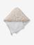 Cape de bain gaze de coton personnalisable + gant de toilette CHERRY beige imprimé 4 - vertbaudet enfant 
