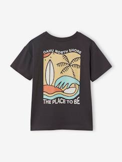 -T-shirt garçon motifs devant et dos 