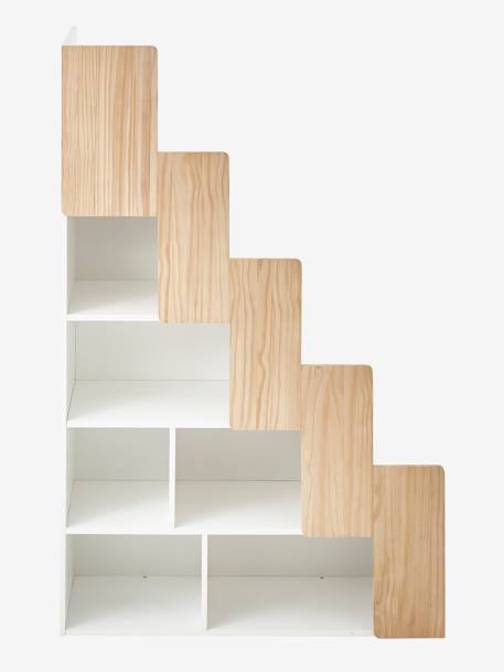 Escalier avec rangement pour combiné EASYSPACE blanc/bois 5 - vertbaudet enfant 