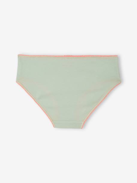 Lot de 5 culottes fantaisie fille turquoise 7 - vertbaudet enfant 
