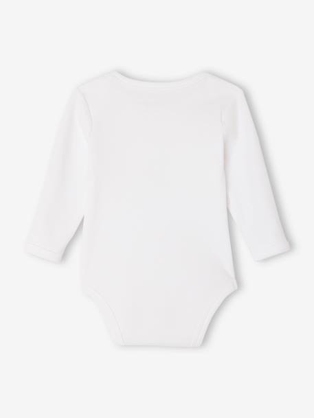 Lot de 3 bodies manches longues à cerises rose pâle 5 - vertbaudet enfant 
