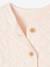 Gilet bébé matelassé en gaze de coton double face rose pâle 4 - vertbaudet enfant 