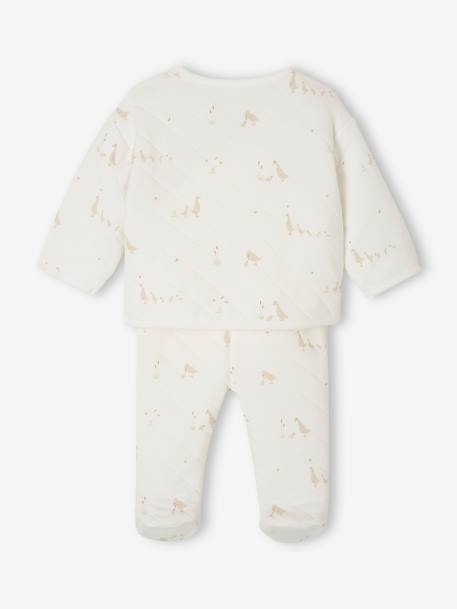 Ensemble naissance oies écru 5 - vertbaudet enfant 