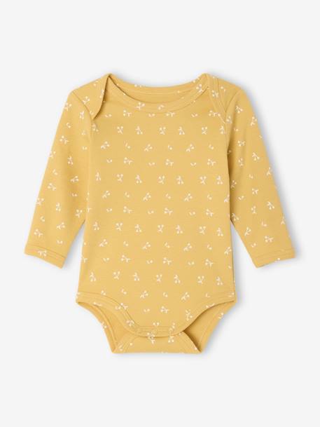Lot de 3 bodies manches longues à cerises rose pâle 3 - vertbaudet enfant 