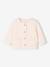 Gilet bébé matelassé en gaze de coton double face rose pâle 2 - vertbaudet enfant 
