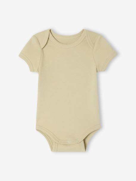 Lot de 3 bodies évolutifs bébé kaki 4 - vertbaudet enfant 