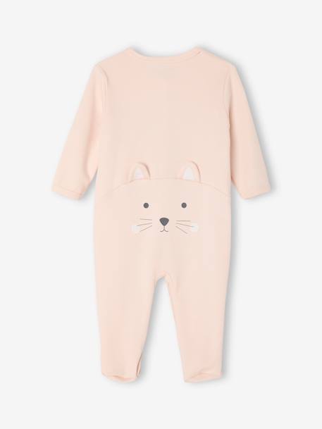 Pyjama bébé chat rose pâle 5 - vertbaudet enfant 