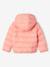 Doudoune fille légère à capuche corail+lilas+marine+prune+rose+vert de gris 2 - vertbaudet enfant 