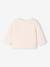 Gilet bébé matelassé en gaze de coton double face rose pâle 3 - vertbaudet enfant 