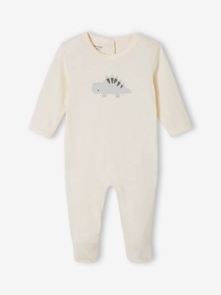 Lot de 2 pyjamas bébé garçon dinosaures vert d'eau 2 - vertbaudet enfant 