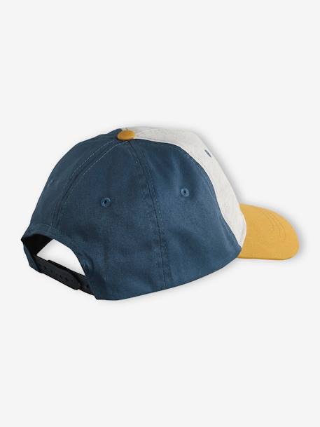 Casquette « Surf » garçon Bleu pétrole/beige/ocre 2 - vertbaudet enfant 