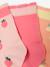 Lot de 3 paires de mi-chaussettes fruits fille Assorties 2 - vertbaudet enfant 