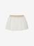 Jupon cérémonie en tulle pailleté bébé blanc+blush 1 - vertbaudet enfant 