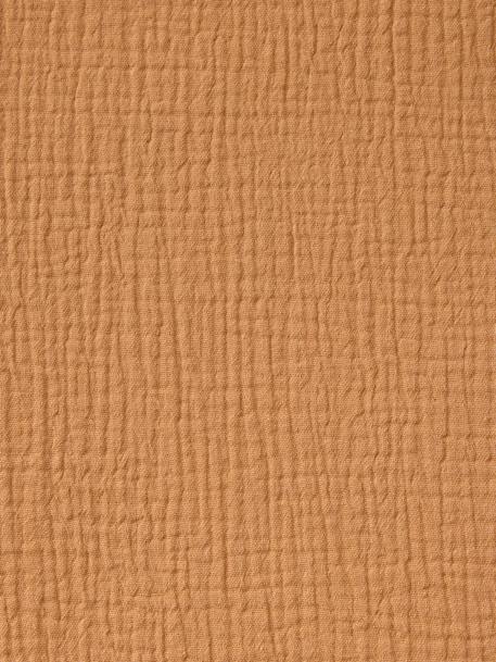 Drap housse bébé uni en gaze de coton Bio* ocre+vanille+vert sauge 3 - vertbaudet enfant 
