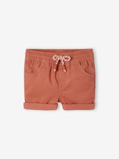 -Short bébé garçon en toile taille élastiquée