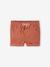 Short bébé garçon en toile taille élastiquée cappuccino+terracotta 4 - vertbaudet enfant 