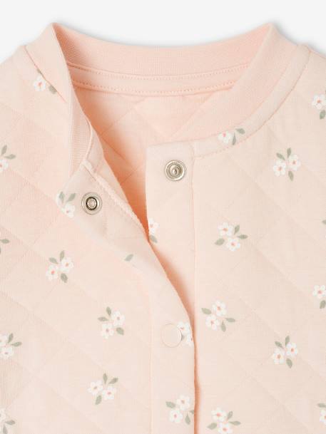 Gilet bébé matelassé rose pâle 4 - vertbaudet enfant 