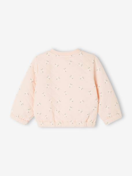 Gilet bébé matelassé rose pâle 3 - vertbaudet enfant 