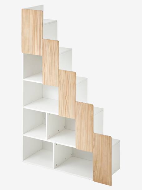 Escalier avec rangement pour combiné EASYSPACE blanc/bois 3 - vertbaudet enfant 