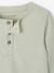 Lot 2 tee-shirts tunisiens bébé manches longues vert de gris 4 - vertbaudet enfant 