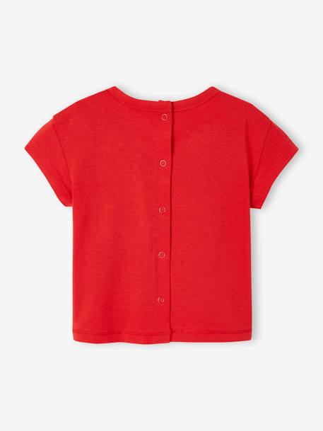 Lot de 2 T-shirts Basics bébé manches courtes rouge 6 - vertbaudet enfant 