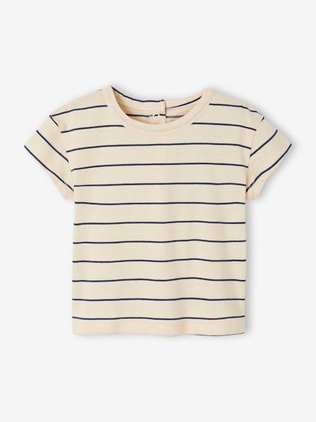 Lot de 2 T-shirts Basics bébé manches courtes rouge 3 - vertbaudet enfant 