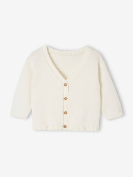 Bébé-Pull, gilet, sweat-Gilet bébé garçon maille fine