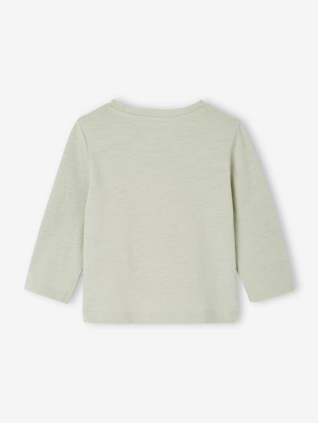Lot 2 tee-shirts tunisiens bébé manches longues vert de gris 6 - vertbaudet enfant 