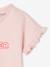 T-shirt bébé à message en coton bio rose pâle 2 - vertbaudet enfant 