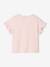 T-shirt bébé à message en coton bio rose pâle 4 - vertbaudet enfant 