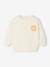 Sweat bébé col rond écru+vert sauge 1 - vertbaudet enfant 