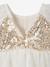 Robe manches courtes boutonnée dos à sequins blanc 5 - vertbaudet enfant 