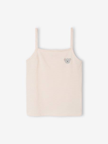 Lot de 3 débardeurs fille jaune pâle 3 - vertbaudet enfant 