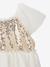 Robe manches courtes boutonnée dos à sequins blanc 4 - vertbaudet enfant 