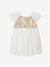 Robe manches courtes boutonnée dos à sequins blanc 2 - vertbaudet enfant 