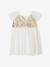 Robe manches courtes boutonnée dos à sequins blanc 3 - vertbaudet enfant 