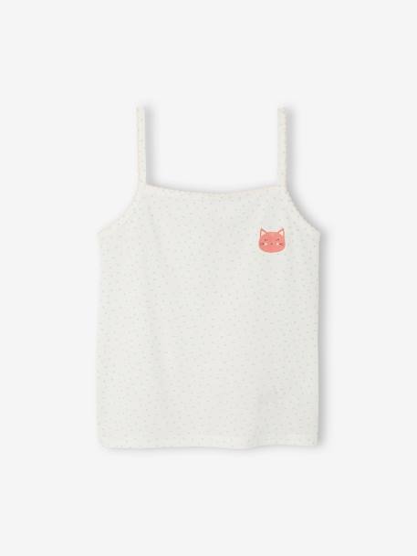 Lot de 3 débardeurs fille jaune pâle 4 - vertbaudet enfant 
