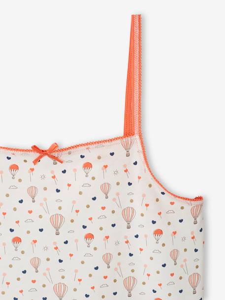 Lot de 3 débardeurs fantaisie Fille rose pâle 7 - vertbaudet enfant 