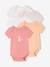 Lot de 5 bodies manches courtes bébé lot blanc 1 - vertbaudet enfant 