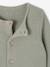 Ensemble bébé mixte gilet pantalon en tricot blanc+gris clair chiné+vert d'eau+vert sauge 25 - vertbaudet enfant 