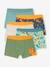 Lot de 5 boxers stretch Jungle garçon vert 1 - vertbaudet enfant 