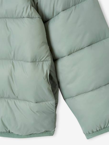Doudoune fille légère à capuche marine+rose+vert de gris+vieux rose 17 - vertbaudet enfant 