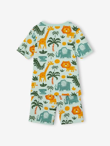 Lot de 2 pyjashorts garçon savane bleu pétrole 10 - vertbaudet enfant 